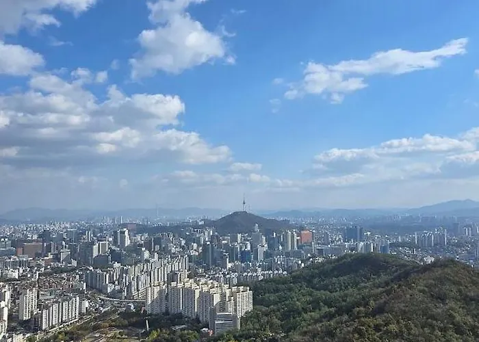 홍대 한강 10분 종로 이태원 20분, 새절역 신축 오피스텔 최대 4인 *